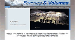 Desktop Screenshot of formes-et-volumes.fr