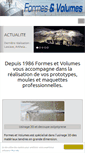 Mobile Screenshot of formes-et-volumes.fr